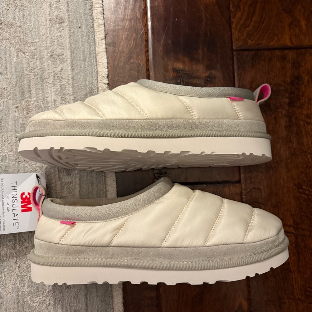 UGG Men’s Tasman LTA Cream and Gray Quilted Boots